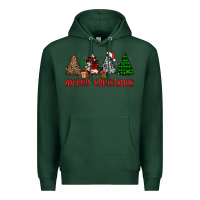 Sports Green merry christmas tree Premium Hoodie - JahusDesignShop