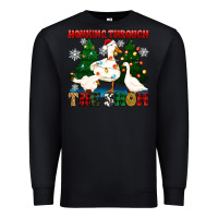 Black honking through the snow Premium Sweatshirt - Zillion Design Studio