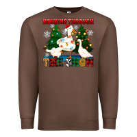 Chestnut honking through the snow Premium Sweatshirt - Zillion Design Studio