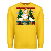 Lemon honking through the snow Premium Sweatshirt - Zillion Design Studio