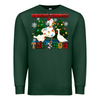 Sports Green honking through the snow Premium Sweatshirt - Zillion Design Studio