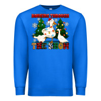 True Royal honking through the snow Premium Sweatshirt - Zillion Design Studio