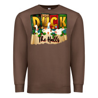 Chestnut christmas duck the halls Premium Sweatshirt - Zillion Design Studio