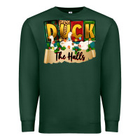 Sports Green christmas duck the halls Premium Sweatshirt - Zillion Design Studio