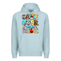 Blue Mist game over back to school Premium Hoodie - AdoDesignShop
