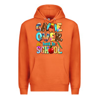 Carrot game over back to school Premium Hoodie - AdoDesignShop