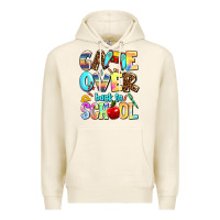Tofu game over back to school Premium Hoodie - AdoDesignShop