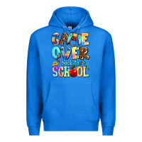 True Royal game over back to school Premium Hoodie - AdoDesignShop