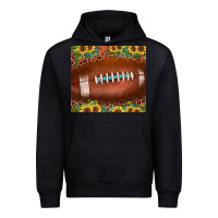 Black football leopard turquoise sunflower Urban Hoodie - JahusDesignShop