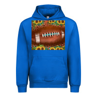 Cobalt football leopard turquoise sunflower Urban Hoodie - JahusDesignShop