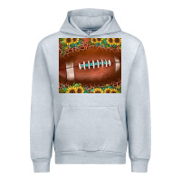 Heather Grey football leopard turquoise sunflower Urban Hoodie - JahusDesignShop