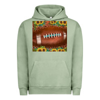 Pigment Oil Green football leopard turquoise sunflower Urban Hoodie - JahusDesignShop