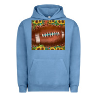 Pigment Pebble Blue football leopard turquoise sunflower Urban Hoodie - JahusDesignShop