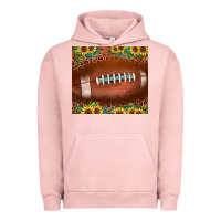 Pigment Salmon football leopard turquoise sunflower Urban Hoodie - JahusDesignShop
