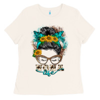 Bone nona life messy bun Ladies Tee - BarkalooDesign