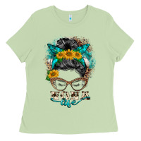 Matcha nona life messy bun Ladies Tee - BarkalooDesign