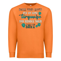 Carrot drink your coffee and handle your shit Premium Sweatshirt - texasbilliewilder