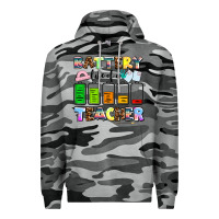 Slate Camo battery life of a teacher Premium Hoodie - AdoDesignShop