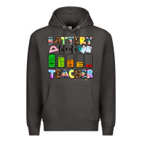 Smoke battery life of a teacher Premium Hoodie - AdoDesignShop