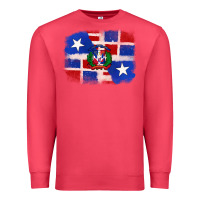 Cardinal dominican and puerto rico flag Premium Sweatshirt - texasbilliewilder