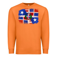 Carrot dominican and puerto rico flag Premium Sweatshirt - texasbilliewilder