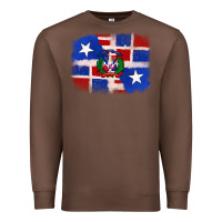 Chestnut dominican and puerto rico flag Premium Sweatshirt - texasbilliewilder