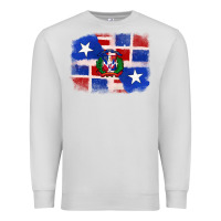 Dove Grey dominican and puerto rico flag Premium Sweatshirt - texasbilliewilder