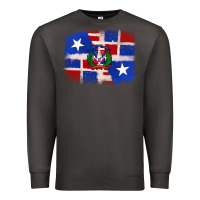 Smoke dominican and puerto rico flag Premium Sweatshirt - texasbilliewilder