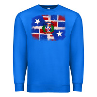 True Royal dominican and puerto rico flag Premium Sweatshirt - texasbilliewilder