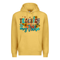 Antique Gold teaching my tribe Premium Hoodie - AdoDesignShop