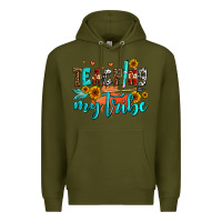 Army Green teaching my tribe Premium Hoodie - AdoDesignShop