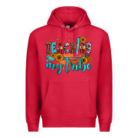 Cardinal teaching my tribe Premium Hoodie - AdoDesignShop