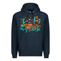 Navy teaching my tribe Premium Hoodie - AdoDesignShop