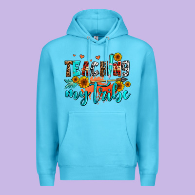 Teaching My Tribe Premium Hoodie Designed By Adodesignshop