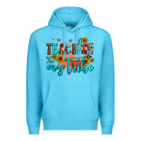 Ocean Blue teaching my tribe Premium Hoodie - AdoDesignShop