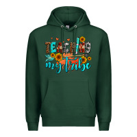 Sports Green teaching my tribe Premium Hoodie - AdoDesignShop