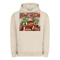 Pigment French Oak football leopard cactus Urban Hoodie - JahusDesignShop