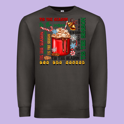Tis The Season Premium Sweatshirt Designed By Zillion Design Studio