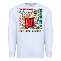 White tis the season Premium Sweatshirt - Zillion Design Studio