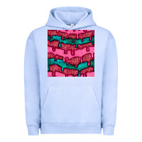 Pigment Grape Ice valentines day leopard and turquoise gemstone seamless pattern Urban Hoodie - BundleAndBundleShop