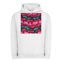 Pigment Lunar Rock valentines day leopard and turquoise gemstone seamless pattern Urban Hoodie - BundleAndBundleShop