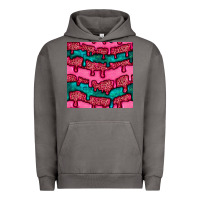 Pigment Tornado valentines day leopard and turquoise gemstone seamless pattern Urban Hoodie - BundleAndBundleShop