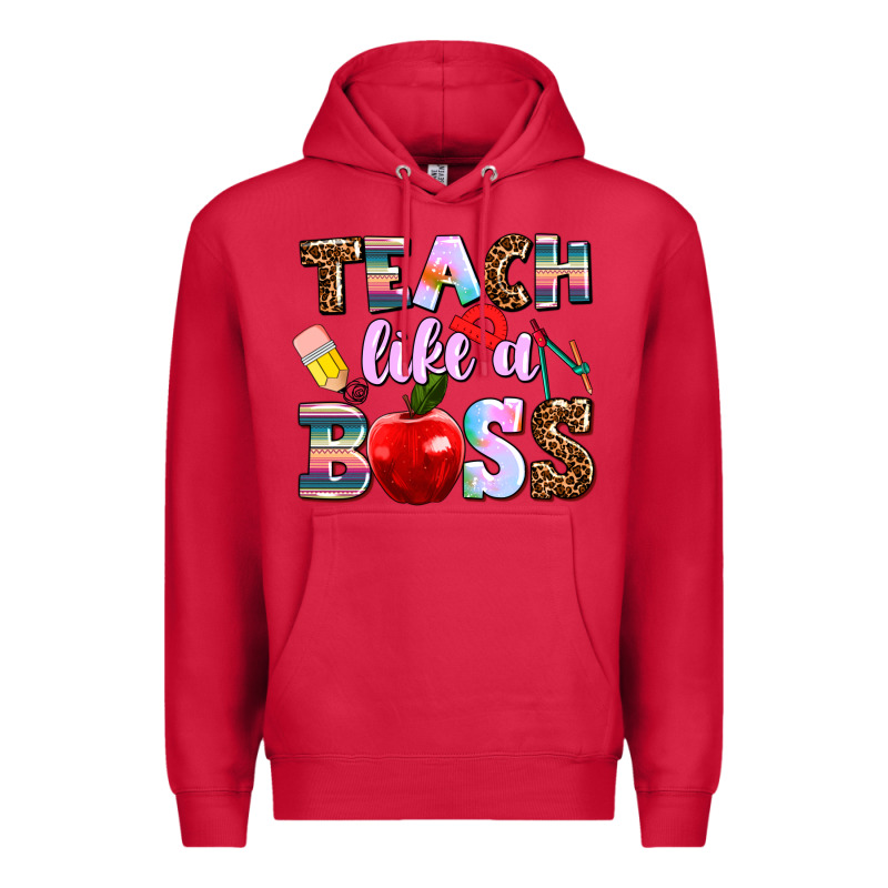 Teach Like A Boss Premium Hoodie by AdoDesignShop | Teevron