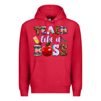 Cardinal teach like a boss Premium Hoodie - AdoDesignShop
