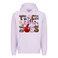 Lilac teach like a boss Premium Hoodie - AdoDesignShop
