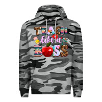 Slate Camo teach like a boss Premium Hoodie - AdoDesignShop