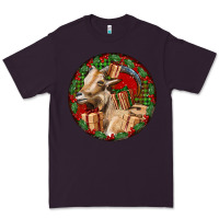 Plum Spanish Goat Christmas Premium Tee - LillyAllenDesigns
