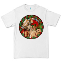 White Spanish Goat Christmas Premium Tee - LillyAllenDesigns