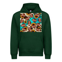 Forest Green football turquoise sunflower Urban Hoodie - JahusDesignShop