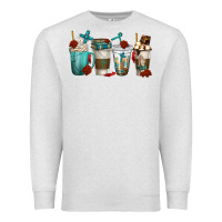Oatmeal Heather faith coffee cups Premium Sweatshirt - texasbilliewilder